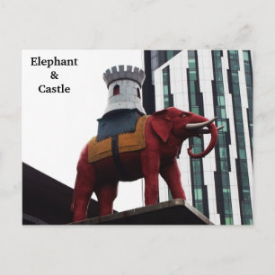London Elephant & Castle Postcard Postkarte