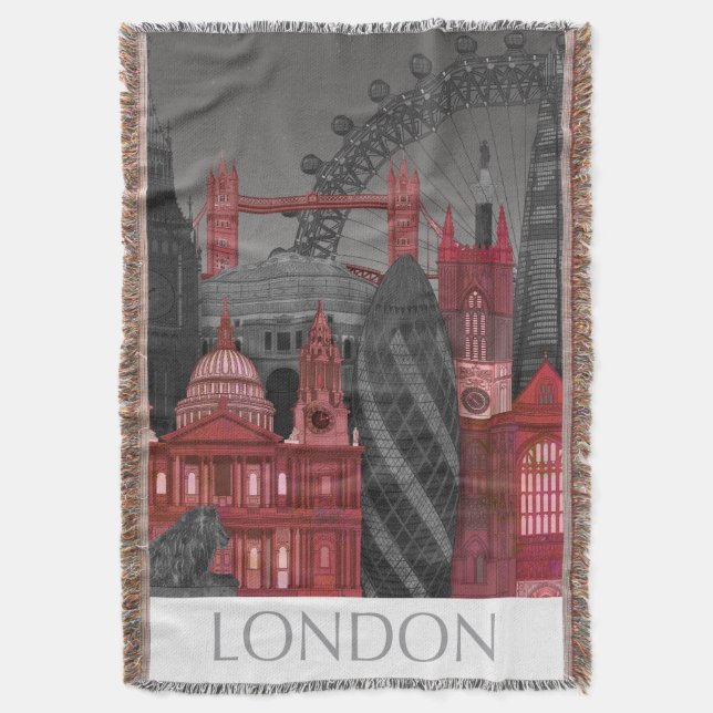 London Elevations by Night - Red Decke (Vorderseite Vertikal)