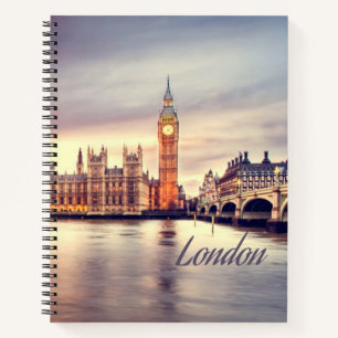 London England Big Ben Notizbuch