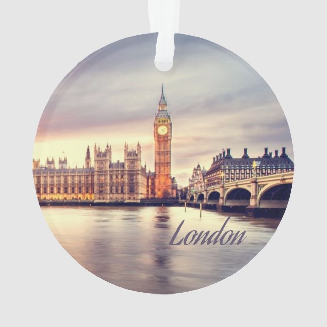 London England Big Ben Ornament (Rückseite)