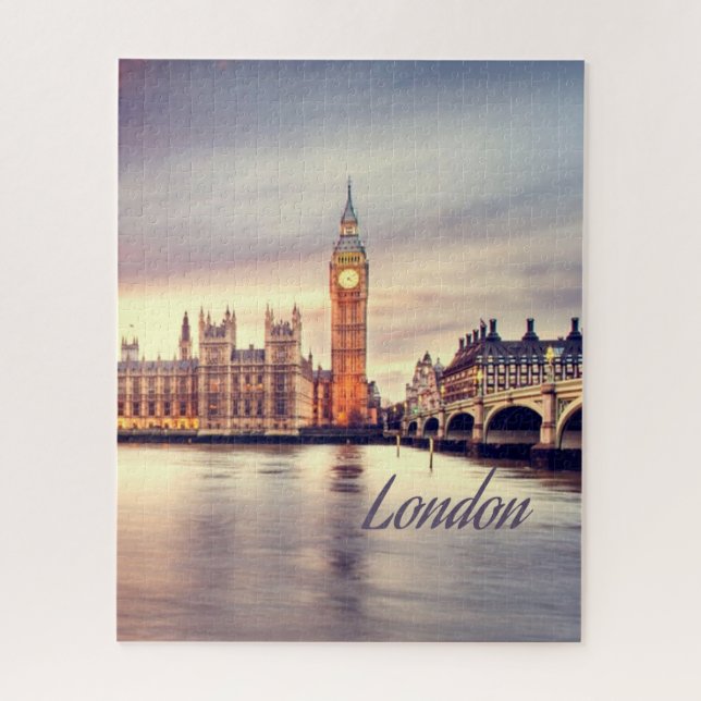 London England Big Ben Puzzle (Vertikal)