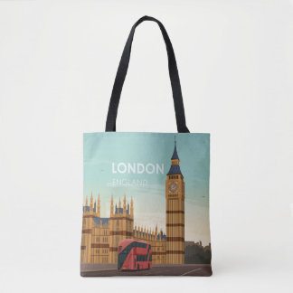 London England Big Ben Vintage Travel