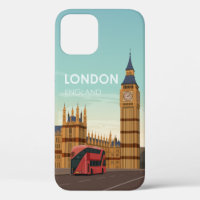 London England Big Ben Vintage Travel Case-Mate iP