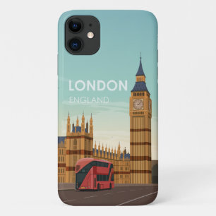 London England Big Ben Vintage Travel Case-Mate iP iPhone Hülle