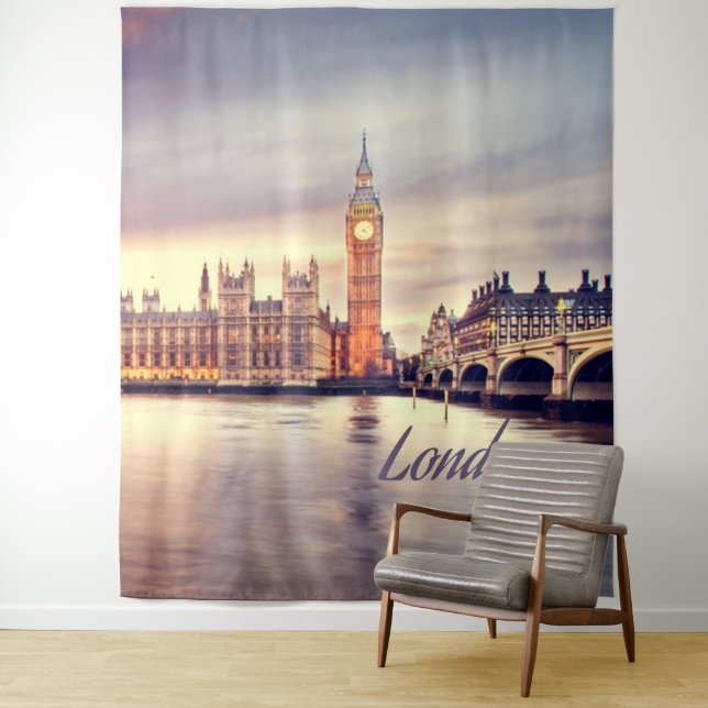 London England Big Ben Wandteppich (Beispiel)