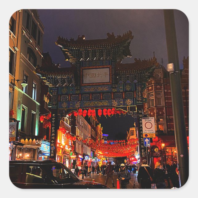 London, England Chinatown #1 Stickers (Vorderseite)