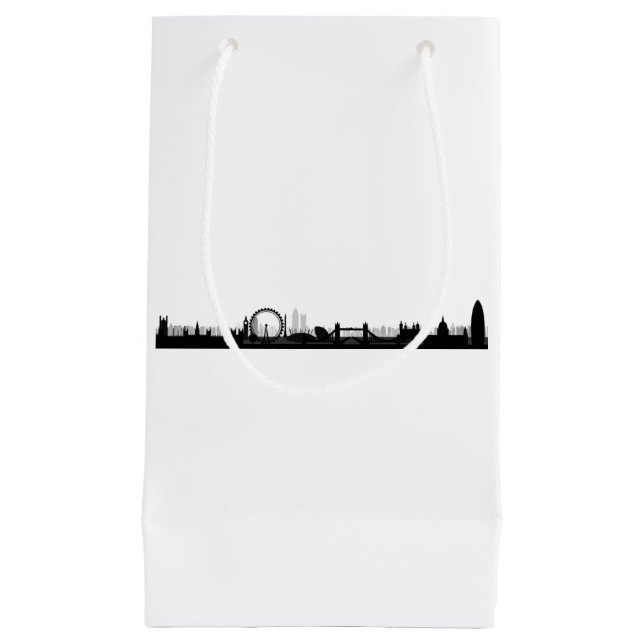 London England City Skyline Thema Kleine Geschenkt Kleine Geschenktüte (Vorderseite)