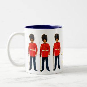 London, England Crown & Yeoman-Wächter Zweifarbige Tasse