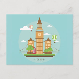 London England Great Brian Postcard Post Card Card Postkarte