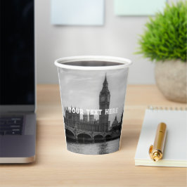 London England Großbritannien Big Ben UK Pappbecher