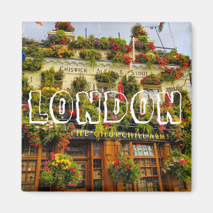 London England Großbritannien Churchill Arms Magnet