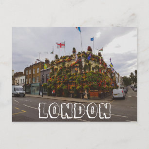 London England Großbritannien Churchill Arms Postkarte
