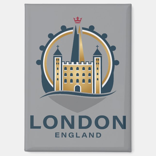 London England Großbritannien Magnet (Vorderseite)