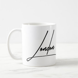 London England Ikonische Hauptstadt Souvenir Kaffeetasse