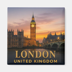 London England Ikonische Stadt Reiseziel Magnet