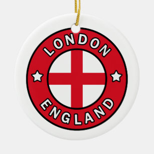 London England Keramik Ornament