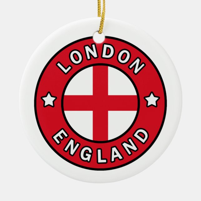 London England Keramik Ornament (Vorne)