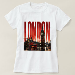 London England Königliche Sehenswürdigkeiten Thems T-Shirt