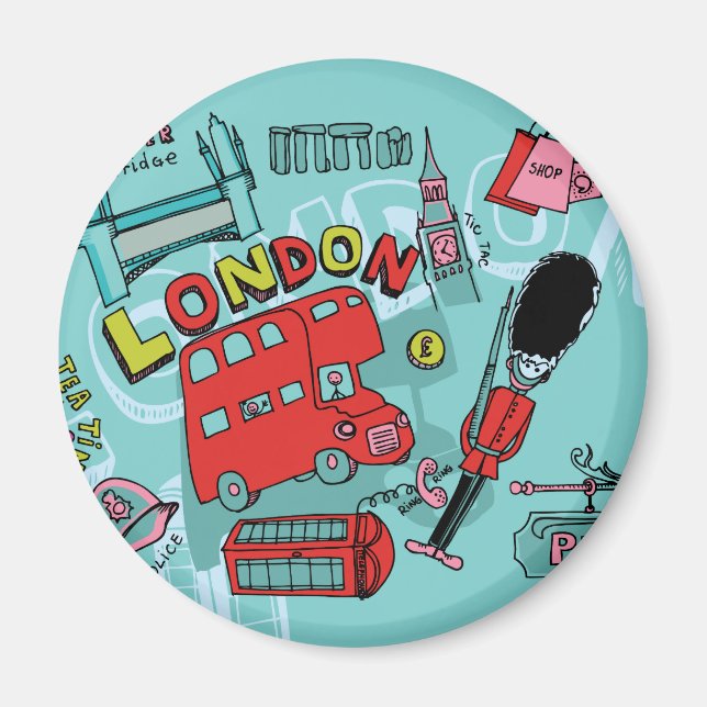 London England Magnet (Vorne)