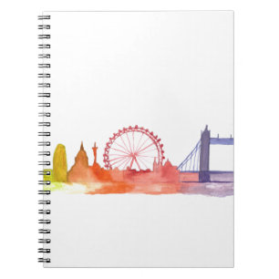 London England Notizblock
