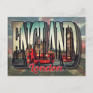 London, England Postcard Postkarte