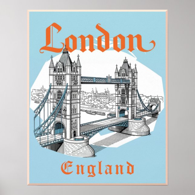 London, England Poster (Vorne)