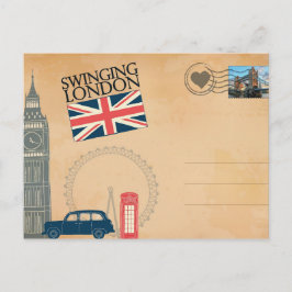 London, England Postkarte