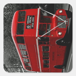 London England Quadratischer Aufkleber