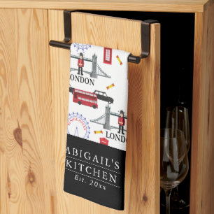 London England Queens Guard English Pattern Geschirrtuch