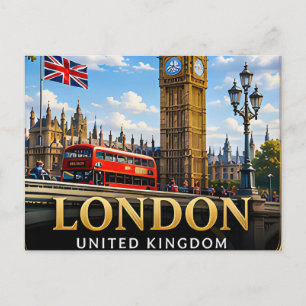 📍 London England Reise Erinnerungsstück Stadt Rei Postkarte