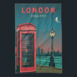 London England Retro Travel Art Vintag Geschirrtuch<br><div class="desc">London Vektorgrafik Design. London,  die Hauptstadt von England und Großbritannien,  ist eine Stadt des 21. Jahrhunderts mit einer bis in die Römerzeit zurückreichenden Geschichte.</div>