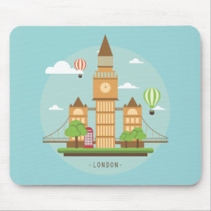 London England Sehenswürdigkeiten Mouse Pad Mousepad