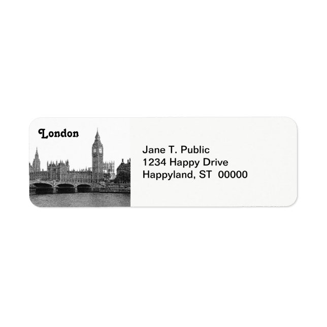 London England Skyline Etched (Vorne)