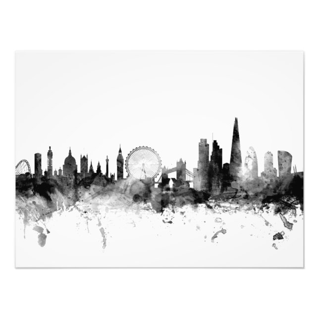 London England Skyline Fotodruck (Vorne)