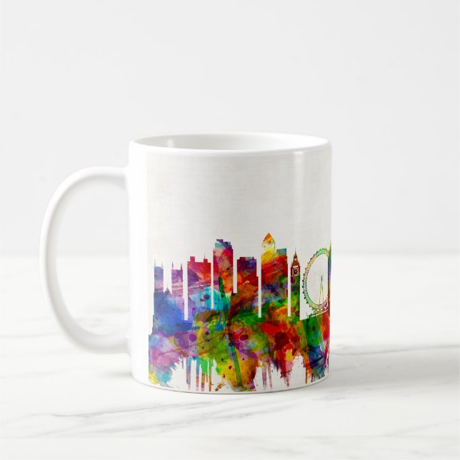 London England Skyline Kaffeetasse (Links)