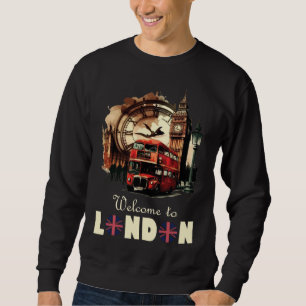 London England Souvenir Tourist für Männer Frauen Sweatshirt