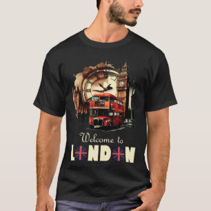 London England Souvenir Tourist für Männer Frauen T-Shirt