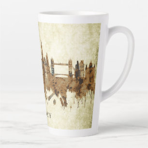 London England Stadtsilhouette Milchtasse