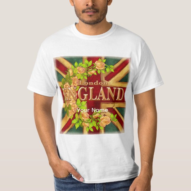 London England T-Shirt (Vorderseite)