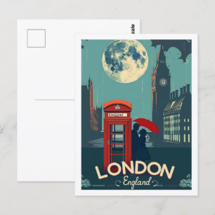 London England UK Vintage Berühmter Reiseort Postkarte