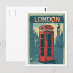 London England UK Vintage Berühmter Reiseort Postkarte
