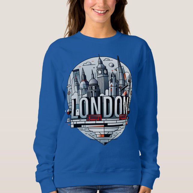 London England United Kingdom Sweatshirt (Vorderseite)