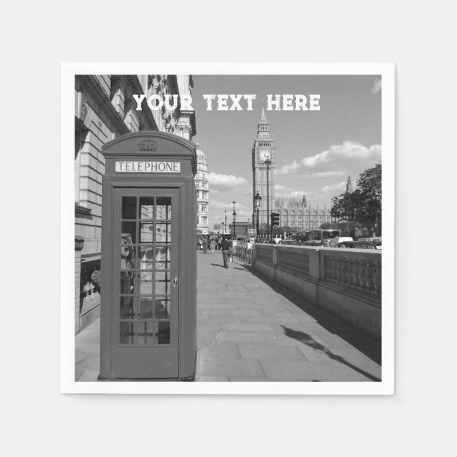 London England Vereinigtes Königreich Big Ben UK N Serviette (Vorderseite)