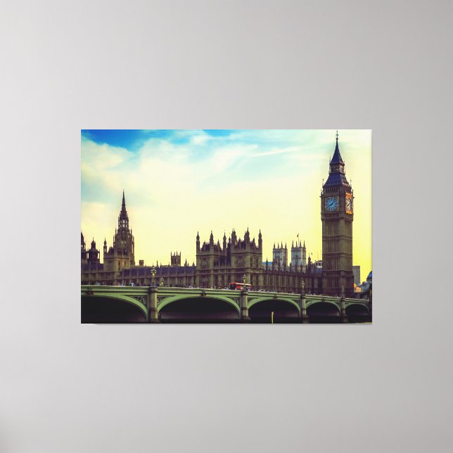 London England Vereinigtes Königreich Leinwanddruck (Vorderseite)
