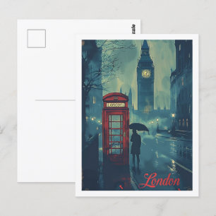 London England Vintag Fantastischer Reiseort Postkarte