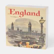London England Vintag Style Big Ben