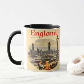 London England Vintag Style Big Ben Tasse