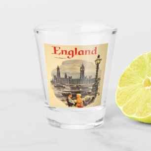 London England Vintage Stil Big Ben Schnapsglas