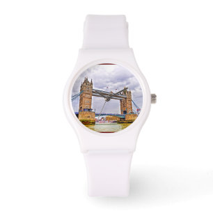 London, Englands historische Tower Bridge Armbanduhr