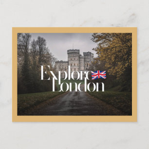 London erkunden postkarte